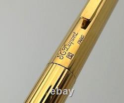 S. T. Dupont Classique Stylo Bille Gold Plated Ballpoint Pen