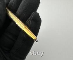 S. T. Dupont Classique Stylo Bille Gold Plated Ballpoint Pen