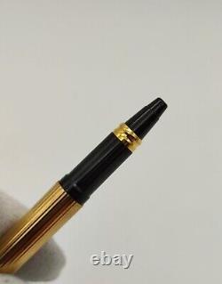 S. T. Dupont Gold Plated Classic Model Ballpoint Pen 1980