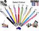 School Gift Present Personalised Engraved Crystal Ballpoint / Stylus Touch Pen