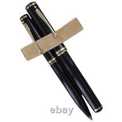 Sheaffer Connaisseur 23K Gold Plated Classic Black Fountain & Ballpoint Pen