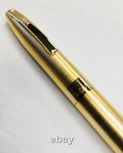 Sheaffer Legacy Heritage Brushed Gold Plate Ballpoint Pen Made in Germany