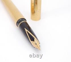 Sheaffer Targa Gold Plated Ballpoint & Fountain Pen 14K Nib