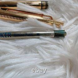 Super standard cartier ballpoint pen gold antique must