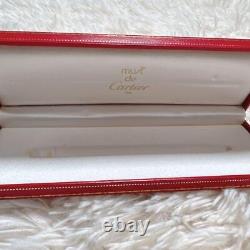 Super standard cartier ballpoint pen gold antique must