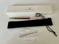 Swarovski ballpoint pen with replacement core? Pink? Gold