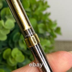 TIFFANY & CO. T Clip Ballpoint Pen with Enamel Football Ruthenium & Gold Plating