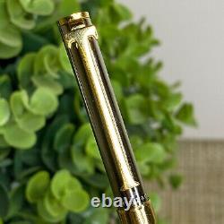 TIFFANY & CO. T Clip Ballpoint Pen with Enamel Football Ruthenium & Gold Plating