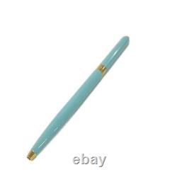 Tiffany & Co. Ballpoint Pen Blue & Gold 11.8cm pre-owned withPouch