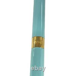 Tiffany & Co. Ballpoint Pen Blue & Gold 11.8cm pre-owned withPouch