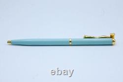 Tiffany & Co. Ballpoint pen Blue with Gold ribbon motif Clip From Japan Used