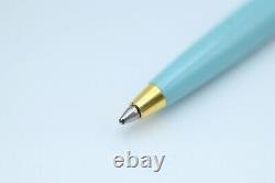 Tiffany & Co. Ballpoint pen Blue with Gold ribbon motif Clip From Japan Used