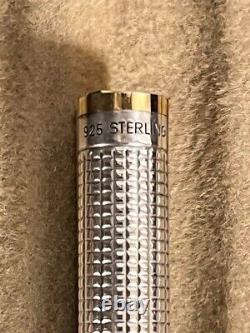 Tiffany & Co. Ballpoint pen Sterling silver Gold Trim