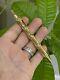 Tiffany & Co. Bamboo Ink Pen Ballpoint Rare 18k Yellow Gold Large Model! 18k 5in