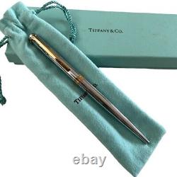 Tiffany & Co. Retractable Silver And Gold Ball Point Pen