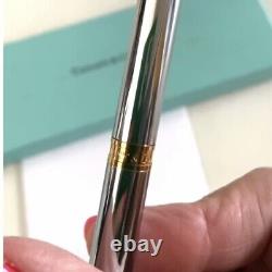 Tiffany & Co. Retractable Silver And Gold Ball Point Pen