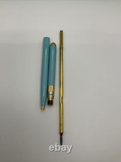 Tiffany & Company Executive Blue Enamel Gold Tone Ballpoint Pen Germany