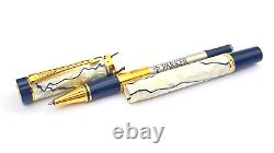 Tiffany Parker International Duofold Rollerball Pen In Black And Pearl 1993