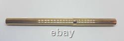 Used Vintage St. Dupont Fountain Pen Gold Plated Nib 18k Size B 59kra37