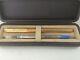 Vintage Parker 75 Gold Plated Perle Rollerball Pen In Case Made In France Unused