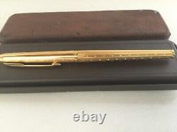 VINTAGE Parker 75 Gold Plated Perle ROLLERBALL Pen In Case Made In France UNUSED