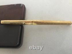VINTAGE Parker 75 Gold Plated Perle ROLLERBALL Pen In Case Made In France UNUSED