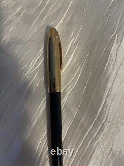 VTG Shaeffer White Dot Ballpoint Pen Gold Electroplated Rollerball Refillable