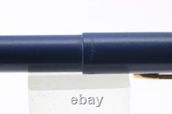 Vintage (1980) Parker 45 TX Matt Blue Ballpoint Pen, GT (New Refill Fitted)