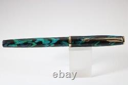 Vintage (1997) RARE Parker Insignia Lacquered Sea Green Rollerball Pen, GT
