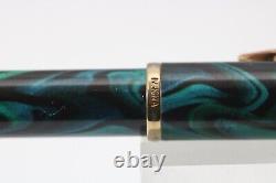 Vintage (1997) RARE Parker Insignia Lacquered Sea Green Rollerball Pen, GT