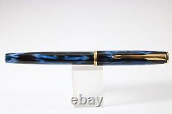 Vintage (1997) RARE Parker Insignia Lacquered Winter Blue Rollerball Pen, GT
