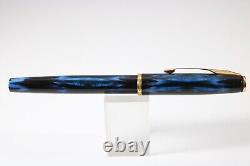 Vintage (1997) RARE Parker Insignia Lacquered Winter Blue Rollerball Pen, GT