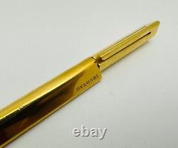 Vintage BVLGARI Eccentric Gold Plated Ballpoint Pen