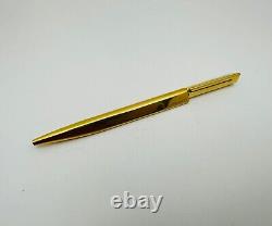 Vintage BVLGARI Eccentric Gold Plated Ballpoint Pen