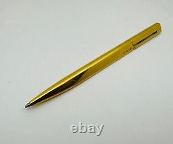 Vintage BVLGARI Eccentric Gold Plated Ballpoint Pen