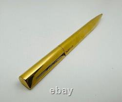 Vintage BVLGARI Eccentric Gold Plated Ballpoint Pen