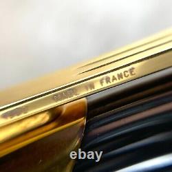 Vintage Cartier Ballpoint Pen Cougar Gunmetal & 18K Gold Plated with Case