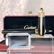 Vintage Cartier Ballpoint Pen Pasha Rare Black Lacquer Gold Finish With Case