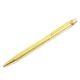 Vintage Cartier Ballpoint Pen Trinity 18k Gold Plated Chevron From Japan