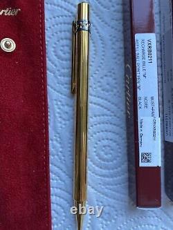 Vintage Cartier Gold Plated Ball Point Pen