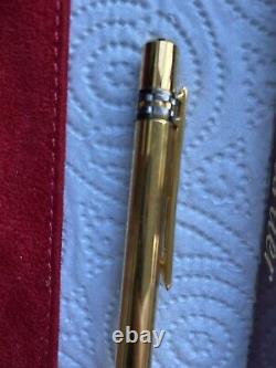 Vintage Cartier Gold Plated Ball Point Pen