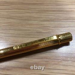 Vintage Cartier Must de Cartier Vendome Trinity Ballpoint Pen Gold Plated