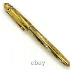 Vintage Cartier Pasha De Cartier Gold Plated Ballpoint Pen