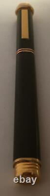 Vintage Cartier Vendome Trinity Ballpoint Pen Black Lacquer