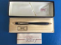 Vintage Cross Ball Pen Walt Disney Mickey Mouse Classic Black 2502