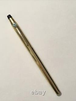Vintage Cross Century 10k Rolled Gold Rollerball Pen-ireland-shamrock