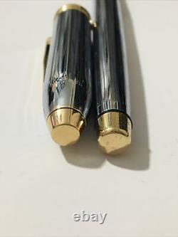 Vintage Cross Townsend Medalist Gold Trim Rollerball Pen-made In USA