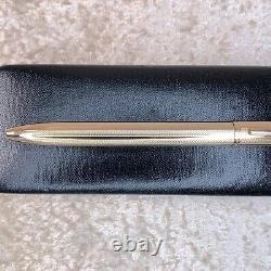 Vintage Dunhill Multi Color Ballpoint Pen & Mechanical Pencil Gold Finish withCase