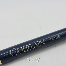 Vintage Guerlain Paris Black Gold Click Writing Ballpoint Pen Size 5 in