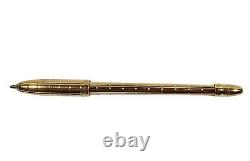 Vintage Louis Vuitton Ballpoint Pen Stylo Agenda Gold Tone